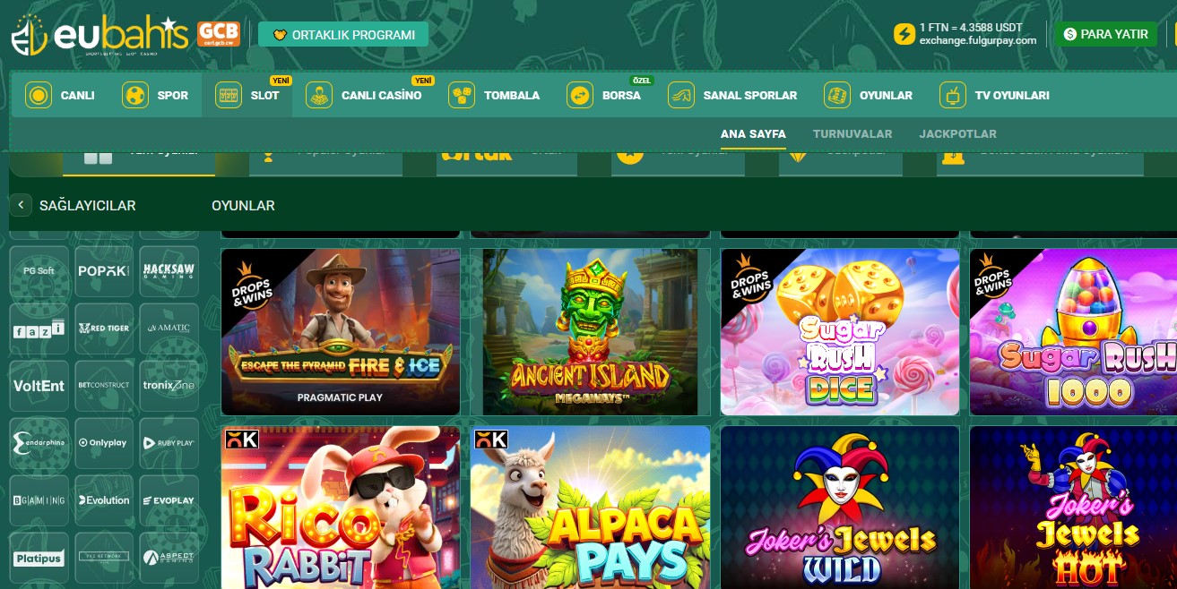 Eubahis Giriş Sayfası